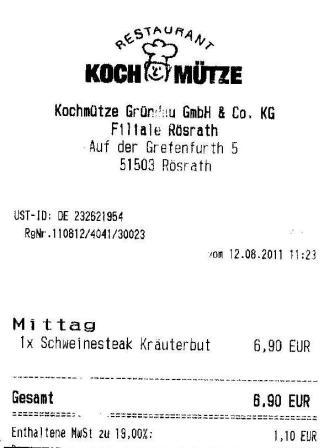 icof Hffner Kochmtze Restaurant